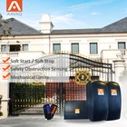 AAVAQ Rumba200 Smart WiFi Remote Control DC Motor Swing Gate Opener Roller Wheel Automatic Gate Operator