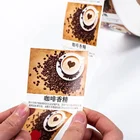 Netherlands popular customized private brand instant coffee label printing etiketten roll sticker for plastic cups