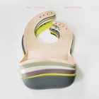 Super Soft snaps wide food pocket catches most spills silicone baby bib