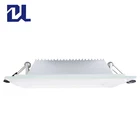 High brightness indoor slim ceiling cool white recessed mounted 6w 9w 12w 18w 24w square led downlight