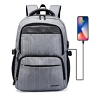 Waterproof Men School Bags Business Backpack With USB Backpack