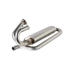 stainless steel polish exhaust muffler tail pipe