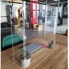 Custom Cashier Protection Sneeze Clear Guard Protective Acrylic Board Sheet