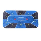 180*90*0.3cm/120*60*0.3cm texas hold'em set mat casino rubber poker table mat