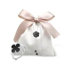 Custom drawstring velvet travel jewelry bag for women