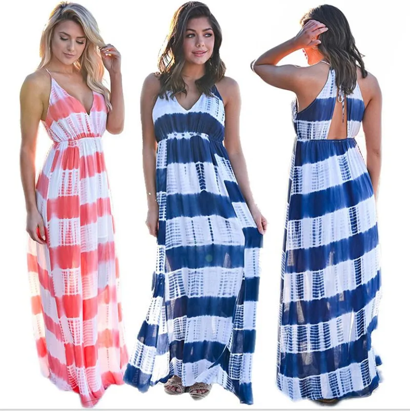 Beach Tye Dye comfortable ventilation Dress maxi vestido de verano,2 Pieces, Contrast color
Beach Tye Dye comfortable ventilation Dress maxi vestido de verano,2 Pieces, Contrast color