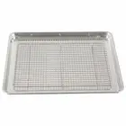 Food Grade Non-Stick Coating Aluminum Bread Pan Bakeware Bakery Burger Cookie Sheet With Co0ling Rack