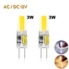 G4 LED COB No Strobe Light Bulbs Replace Halogen 30W Chandelier Lamps AC/DC 12V Cool Warm White No Flickering Light for Home