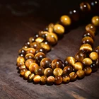Beads Natural Tiger Eye Gemstone Loose Faceted Beads Spacer Beads For Jewelry Making