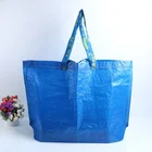 2020 custom made factory manufacture reusable pp woven plastic tote shopping bags promotional advertising bags