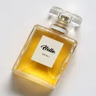 customize 1.5 inch logo printing small labels cosmetic private etiquettes 30ml perfume glass bottle stickers for UAE