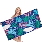 Photo printed microfiber suede beach towel custom