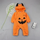 Unisex Clothes Cute Halloween Costume Baby Jumpsuit Hooded Unisex Baby Clothes Romper
