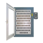 Electronics cabinet organizer hotel card key lock system