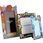 custom standard size colorful cartoon soft pvc plastic picture frame photo frame