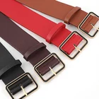 Wholesale Fancy Quality Faux Wide Waist Women's Leather Belts for Coat Dress