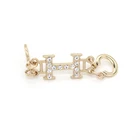 Fashion metal shoe chain buckles rhinestone decorative shoe buckles female shoe jewelry accessories