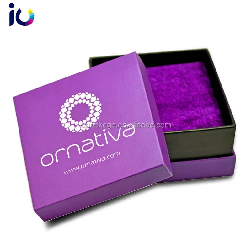 custom fancy paper gift packaging jewelry box with logo