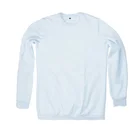 Classic fit 100% cotton french terry mens crewneck sweatshirt
