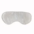 New styles smooth satin fabric light protect breathable silk cotton sleep eye mask with elastic