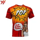 Customise Logo Printed Advertising Sublimation Tshirt