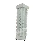 portable advertising cardboard floor standing rotating glasses display stand