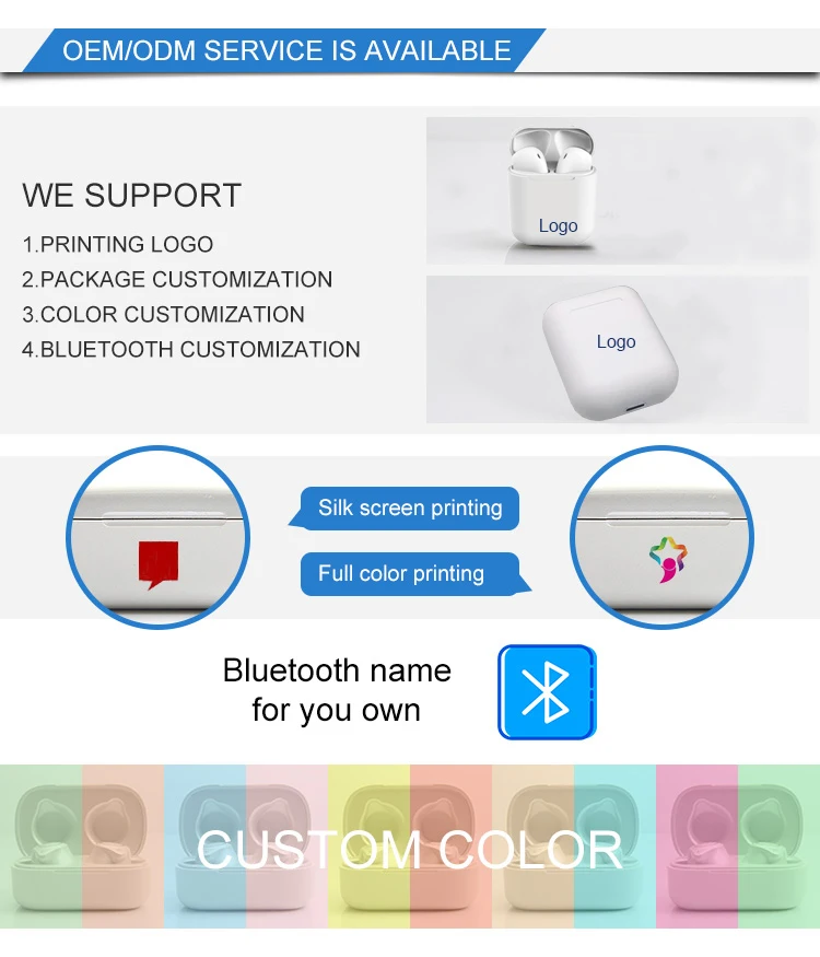 Sport Earbud Headphones Stereo Mini Earphone Long Battery Blue tooth Wireless Earbuds - ANKUX.COM