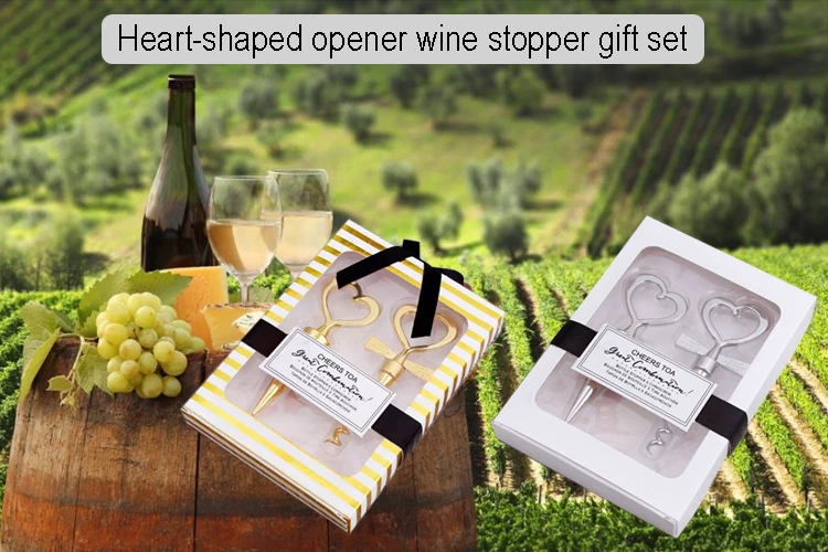 delicate gift box wedding favors gold color heart