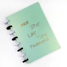 BSCI factory Refillable Disc school notebook, Journal Planner A5 Diary Disc school notebook