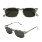 Italy Mazzucchelli Design Men Retro Acetate Sunglasses