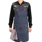 Custom multifunctional washable canvas restaurant kitchen cooking apron