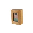 Hot sale photo frame with box Desk standing photo holder Photo collector box