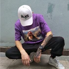 2019 New Arrival Streetwear Custom Tshirt Printing Custom T Shirt for Young Man