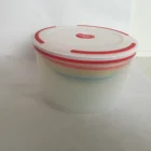 Logo Customization Container 5 Pcs Kitchen Custom Round Stackable Plastic Food Container
