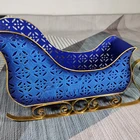 High quality blue snowmobile modern showpieces home decoration accessories