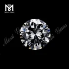 Messigems 白 cz マシンカットラウンド 1 ミリメートル 3 ミリメートルキュービックジルコニアバルク