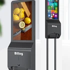 Wall Mount Led Screen Advertising Hand Sanitizer Display Interactive Stands Battery Outdoor Digital Signage