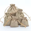 Jute Linen Hemp Hessian Sack Pouch Bag for Coffee Cocoa / Coffee Tea Beans Pouch