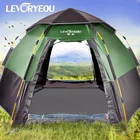 Family 2020 Hot Sale Tent Outdoor Camping Camping Big Family Hexagonal Automatic Tent