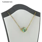 Party Jewelry For Custom Simple Design Pendant Gemstone Stainless Steel Necklace Jewelry For Women Gift Party