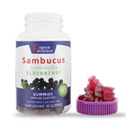Women Men's Daily Herbal Supplement for Immune Support Skin Health Powerful Antioxida Sambucus Elderberry Bear Gummies Gummy