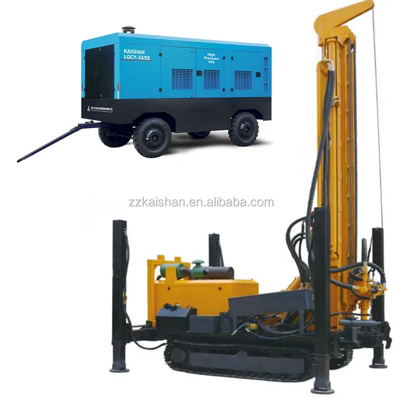 300 m Crawler Portable Drilling rig for Water well