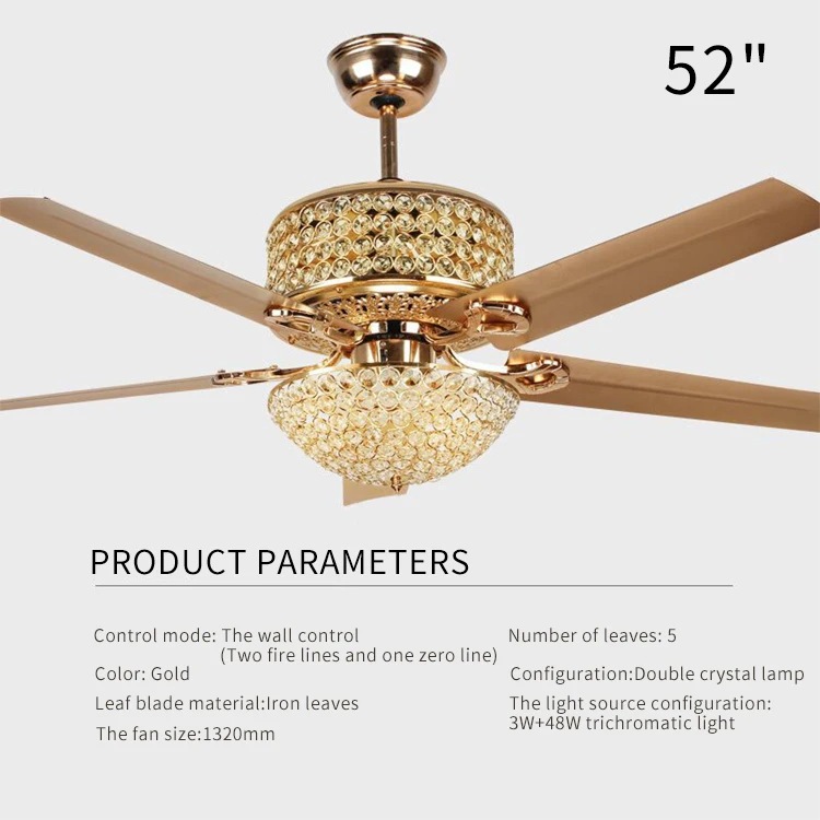 Ceiling Fan, 52", LED, CRI - detail 14