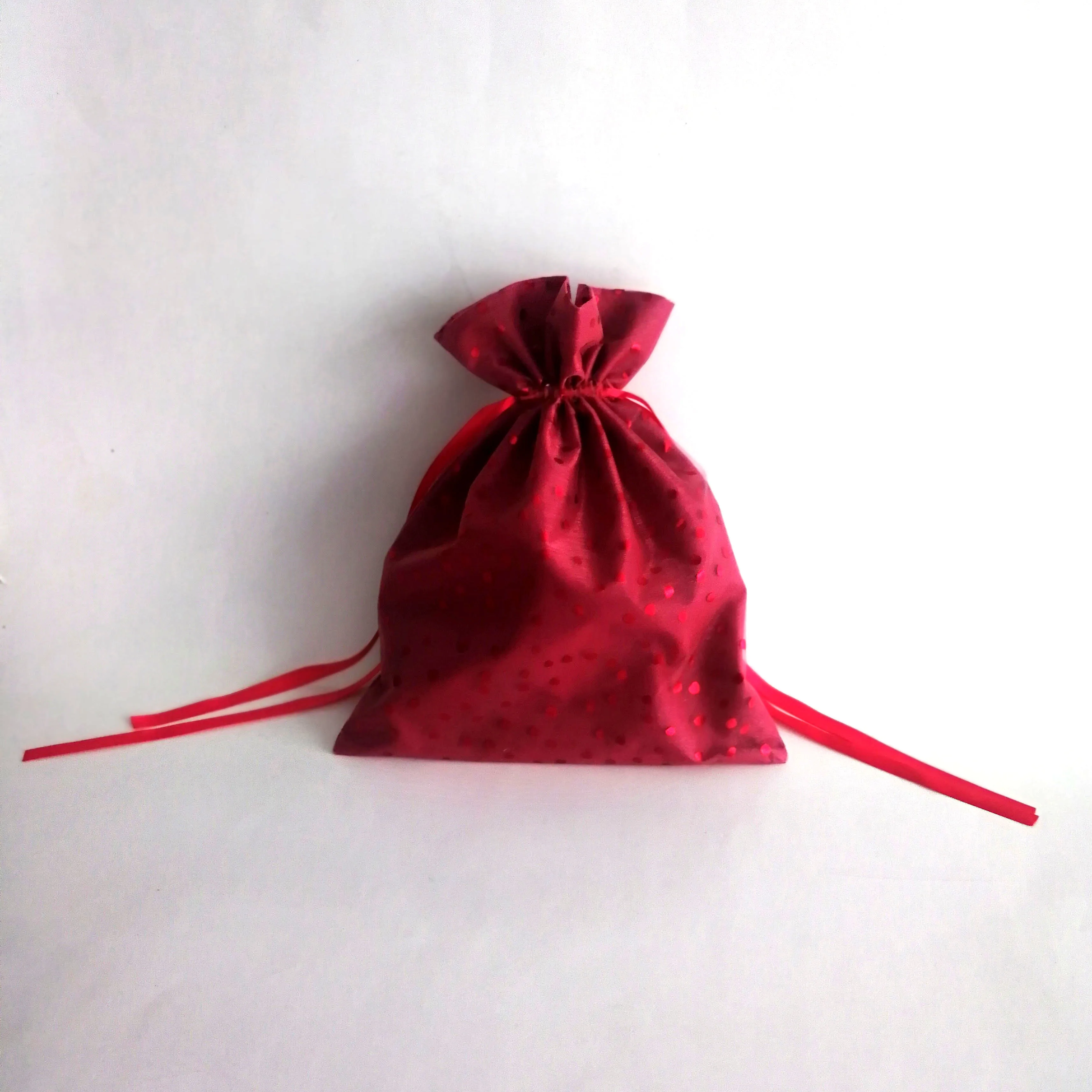 custom non woven promotional gift organza bag with drawstring