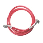 Industrial small diameter 1 inch polyester reinforced pvc fiber flexible plastic drain water clean washer hose pipe