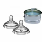 Food Grade Nipple LSR Silicon Material Mold Making Supplier Transparent 50 Shore A Liquid Silicone Rubber