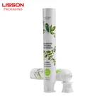 Lisson cosmetic packaging 100ml toothpaste tube with flip top cap