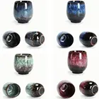 Antique Chinese Kung Fu Tea Cups Cups Sets Kiln Changing Japanese Style Clay Ceramic Tea Cups 5 oz