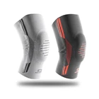 Silicone Pad Nylon Comfortable Knee Sleeve Elastic Breathable Knee Support Brace With Silicone Pad Knee Pain Relief
