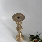 Wedding Table Decorative Candle Middle Ages Retro Wedding Table Centerpiece Decorative Gold Candle Holder Metal